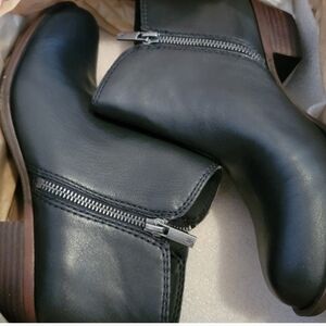 Lucky Brand Black Ankle Booties